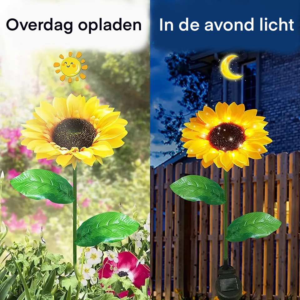 zonnebloem tuinverlichting