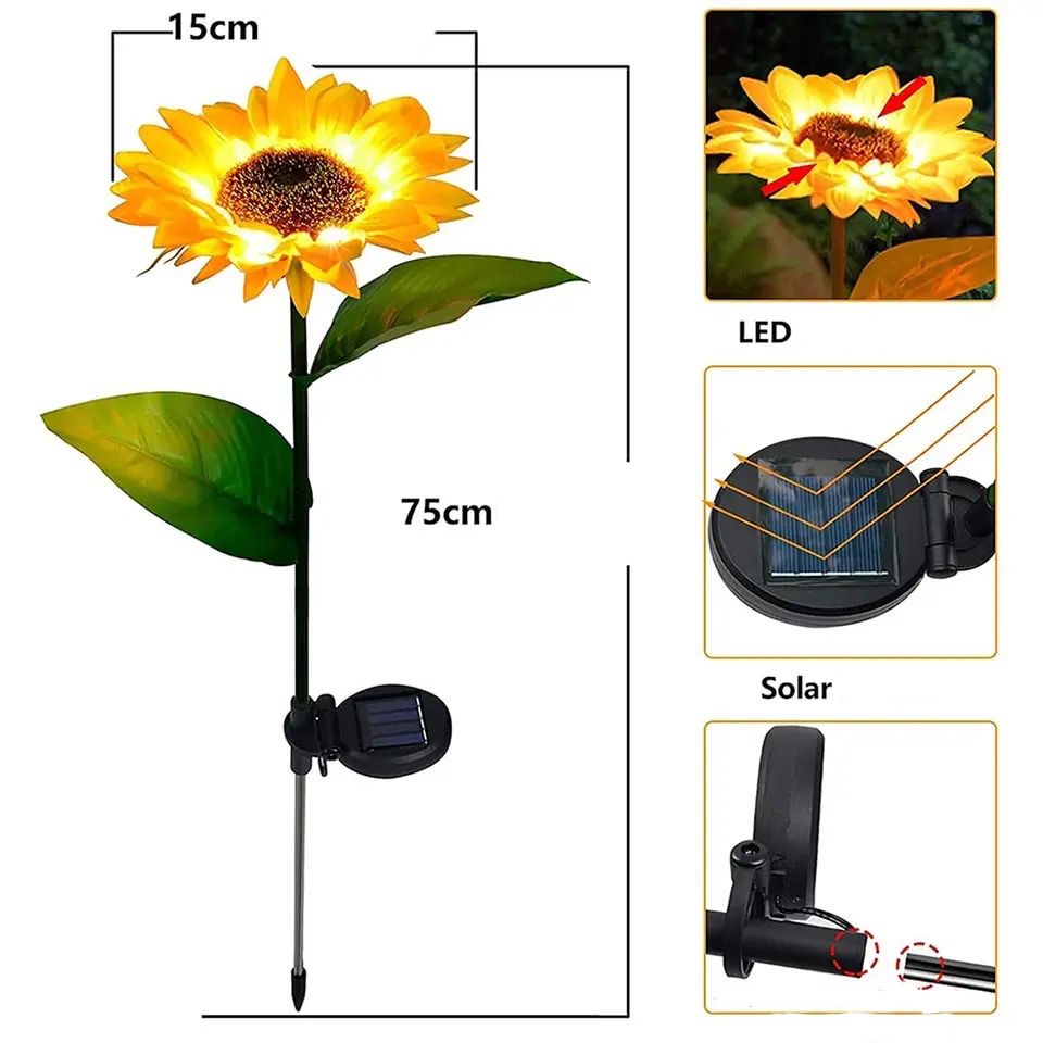 zonnebloem tuinverlichting