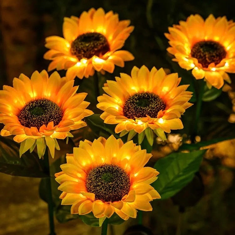 zonnebloem tuinverlichting