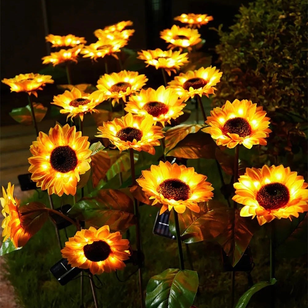 zonnebloem tuinverlichting