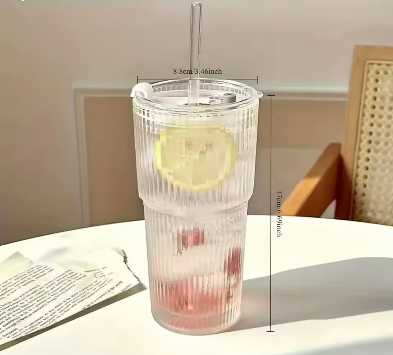 Drinkglazen met waterdichte deksel