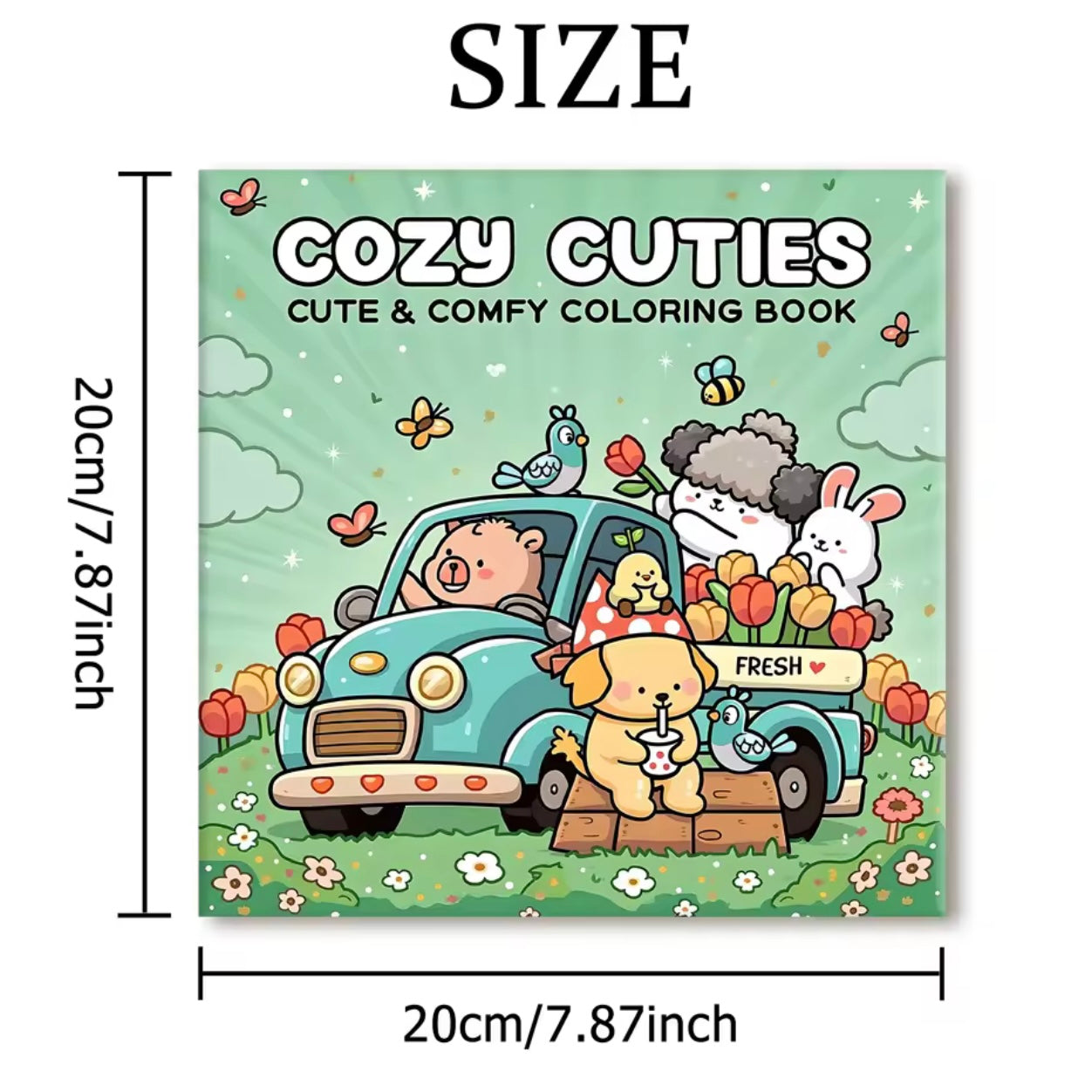 Cozy Coloring kleurboeken 4 stuks