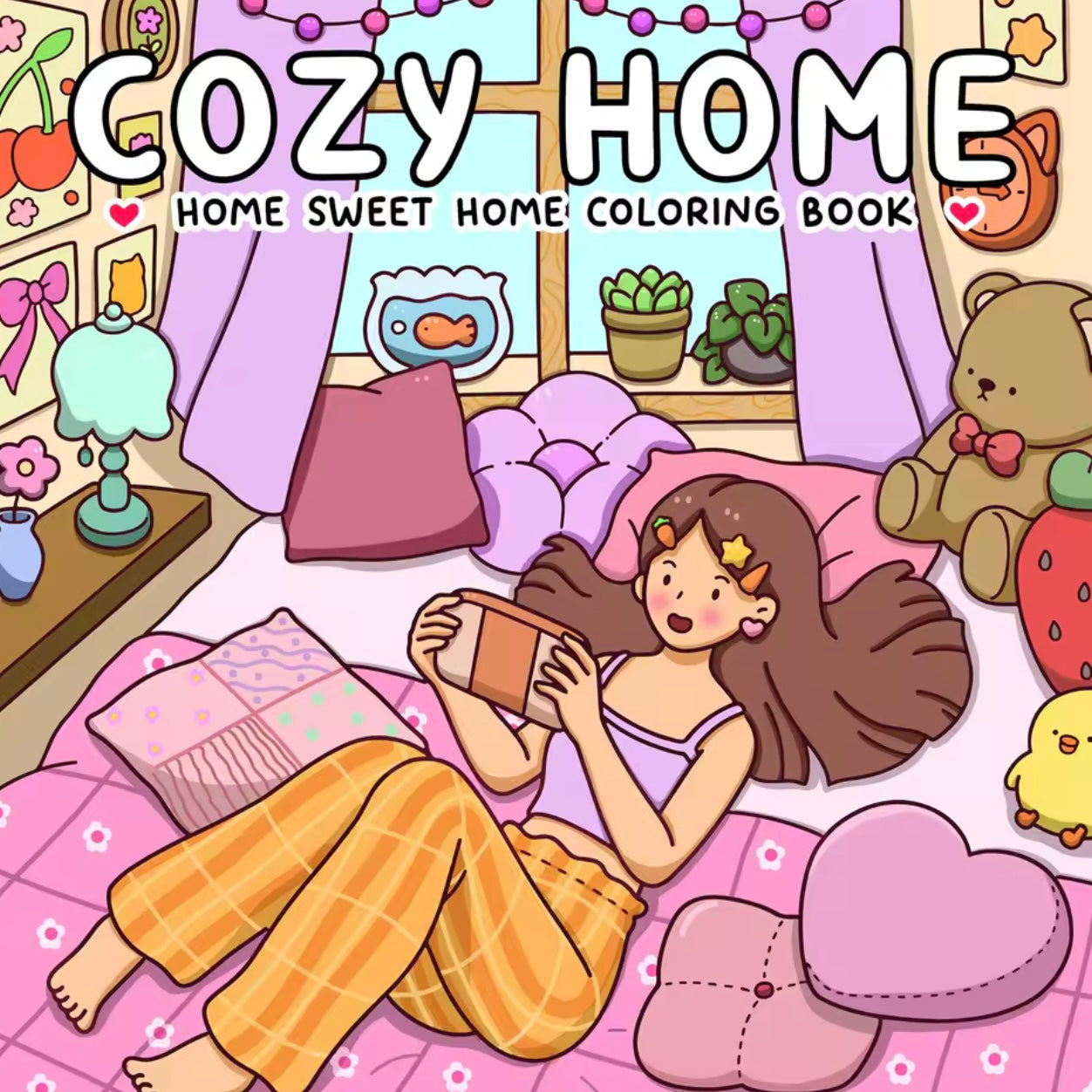Cozy Coloring kleurboeken 4 stuks