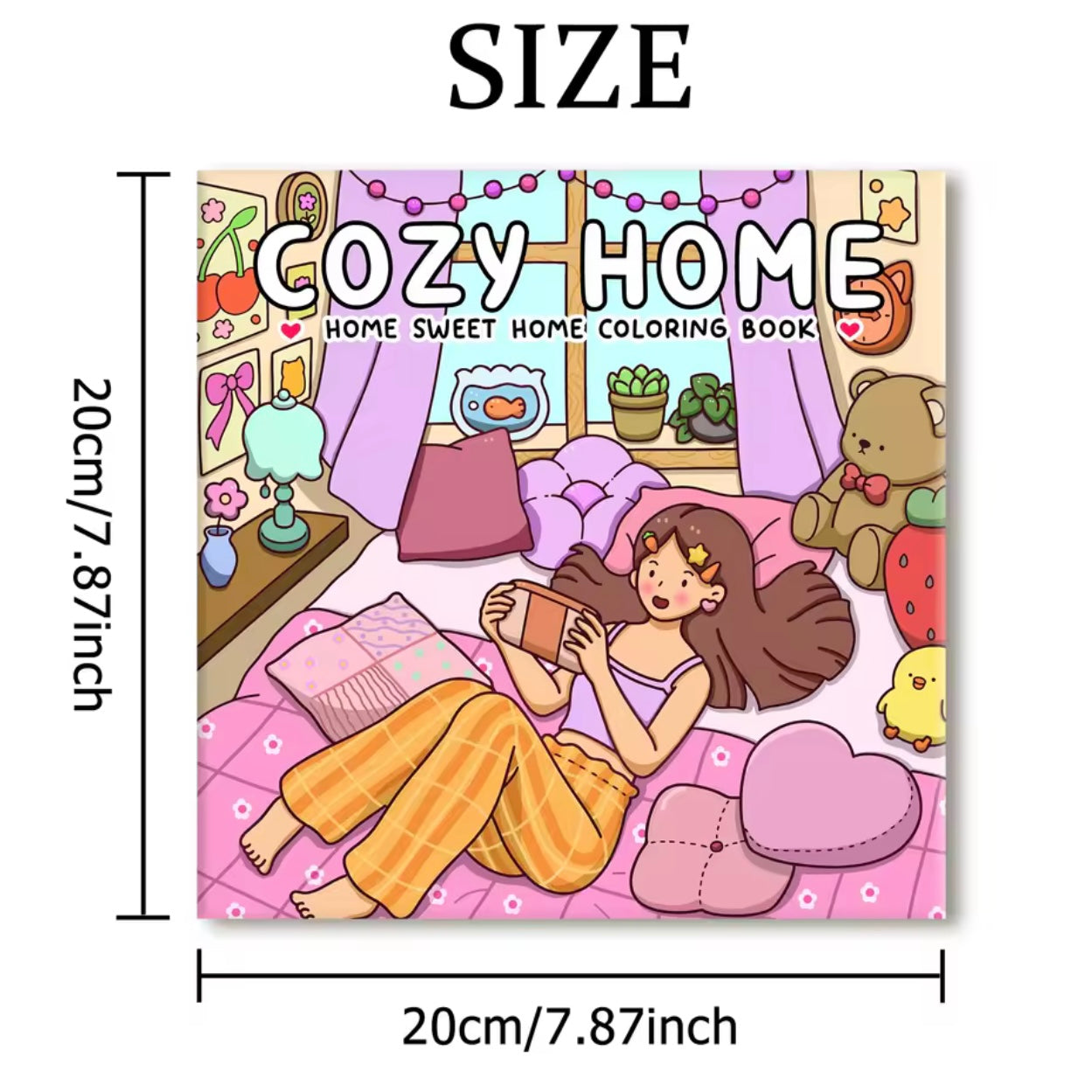 Cozy Coloring kleurboeken 4 stuks