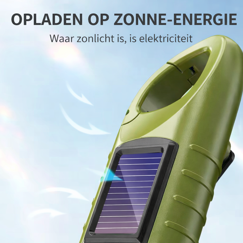 Zaklamp Opwindbaar