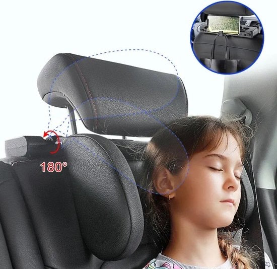 Leren nekkussen auto