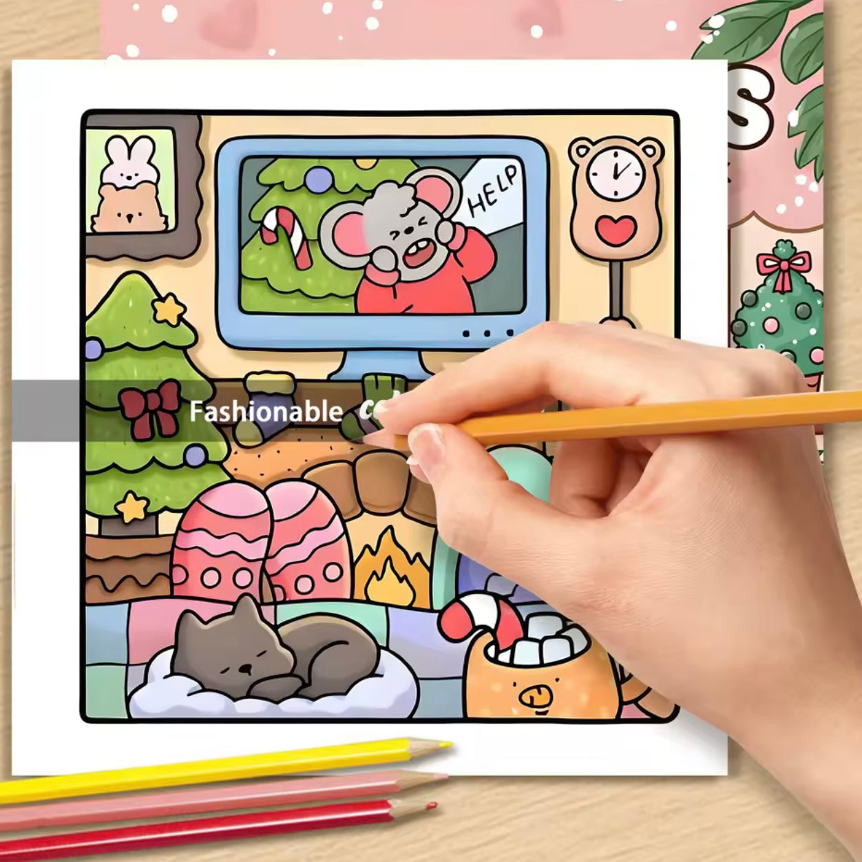 Cozy Coloring kleurboeken 4 stuks